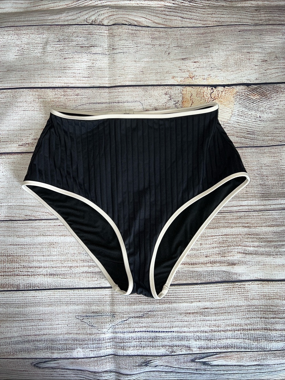 aerie Ribbed High Waisted Bikini Bottom